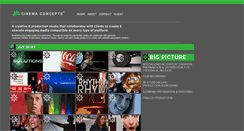 Desktop Screenshot of cinemaconcepts.com